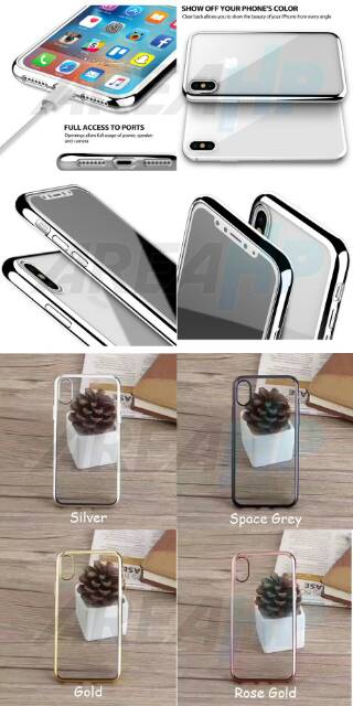 Metalic TPU Soft Case iPhone X