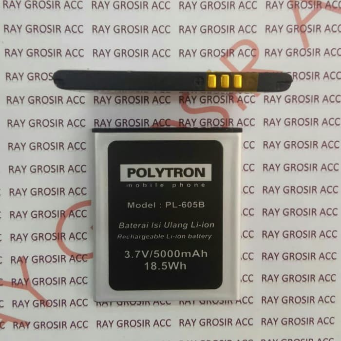 Baterai Original Polytron PL605B PL-605B PL6Q5B W6450 Rocket Star