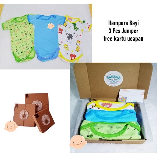 Hamper baju baby gift paket hampers parcel kado bayi lahiran parsel set murah