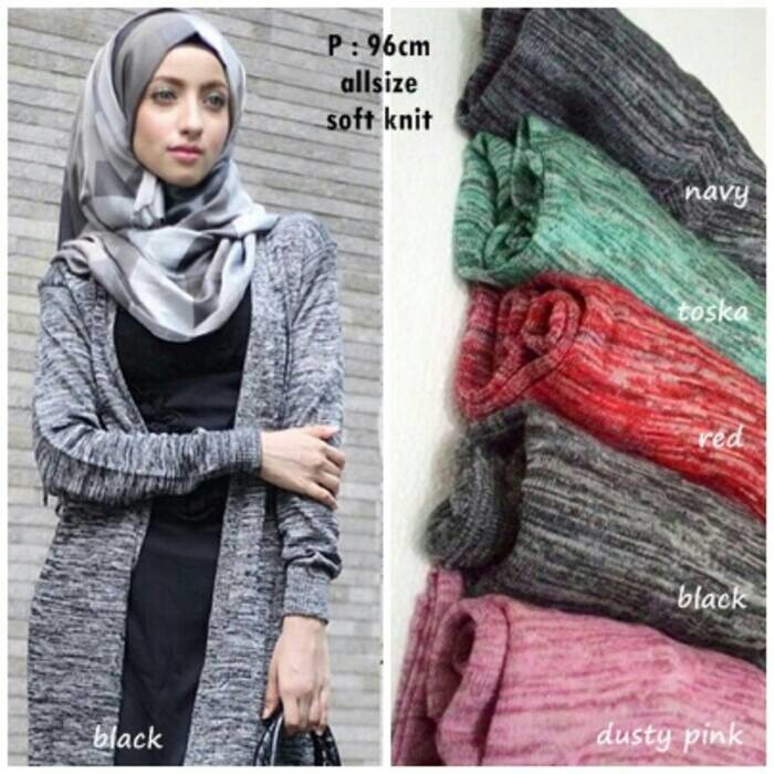 LONG KARDIGAN RAJUT - LONG KNIT TWIST