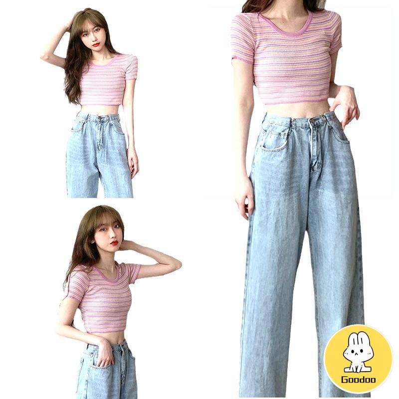 Korea Celana Kancing Jeans Yang Dapat Ditarik Aksesoris Pakaian Kancing Pinggang -Doo