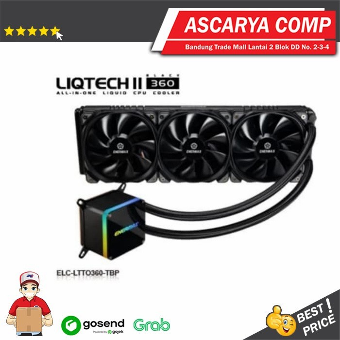 Enermax Water Cooler LIQTECH II 360 ELC-LTTO360-TBP Radiator INTEL AMD