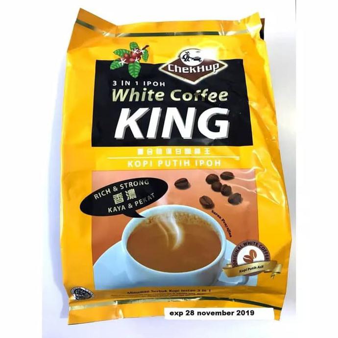 

ChekHup 3in1 IPOH White Coffee KING isi 15 sachet PROMO!! Halal