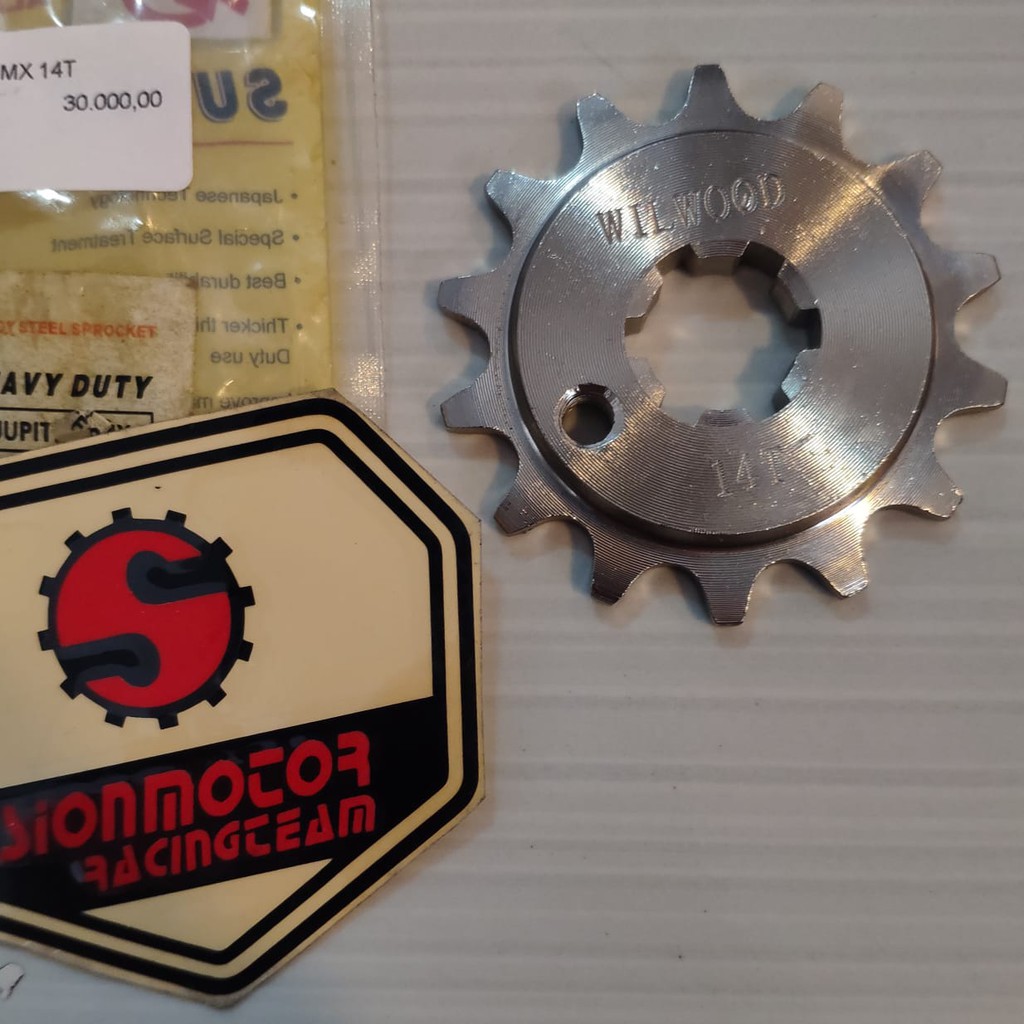 Gear Depan / Gir Depan / Front Sproket 415 Yamaha Jupiter MX / Sniper MX Baja 14T Wilwood-4