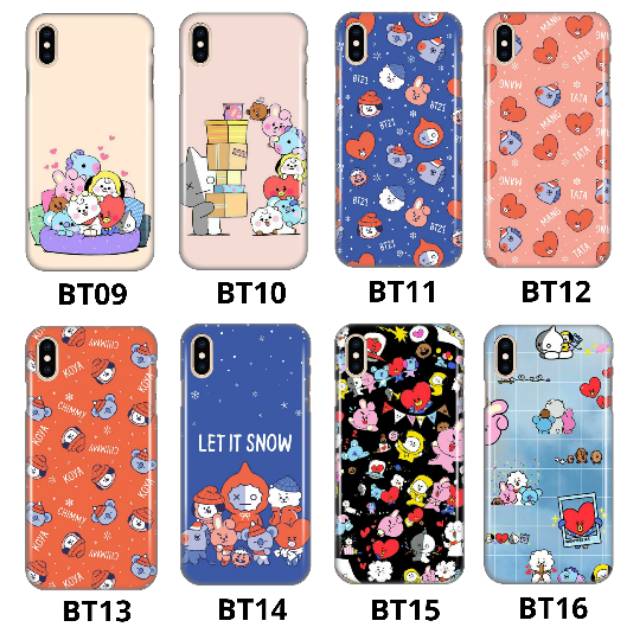 PREMIUM CUSTOM CASE 3D BTS BT21 SAMSUNG GRAND PRIME/J2 PRIME/J5 PRIME/J7 PRIME/A2 CORE GLASS CASE