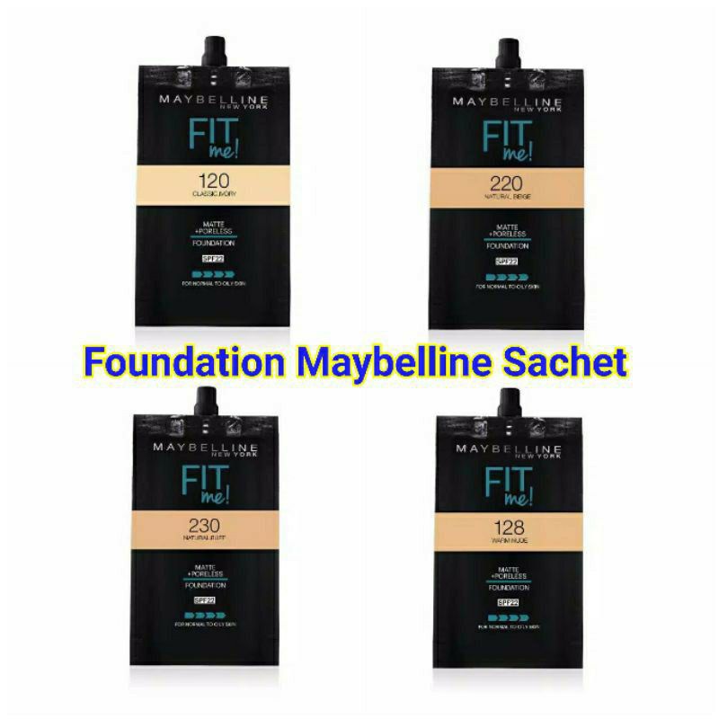 Maybelline Fit Me Foundation Sachet 5 ml Travell Size