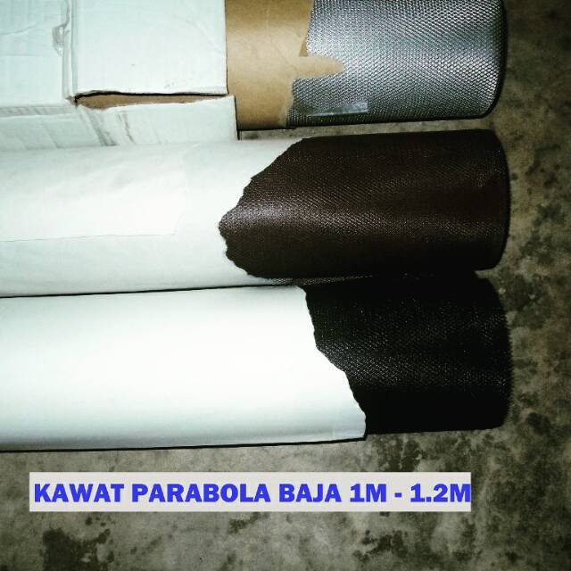 Kawat Parabola Baja / Kawat nyamuk jaring tralis/PER ROL KAWAT PARABOLA NYAMUK ALUMINIUM BAJA ANTI NYAMUK TIKUS RAYAP