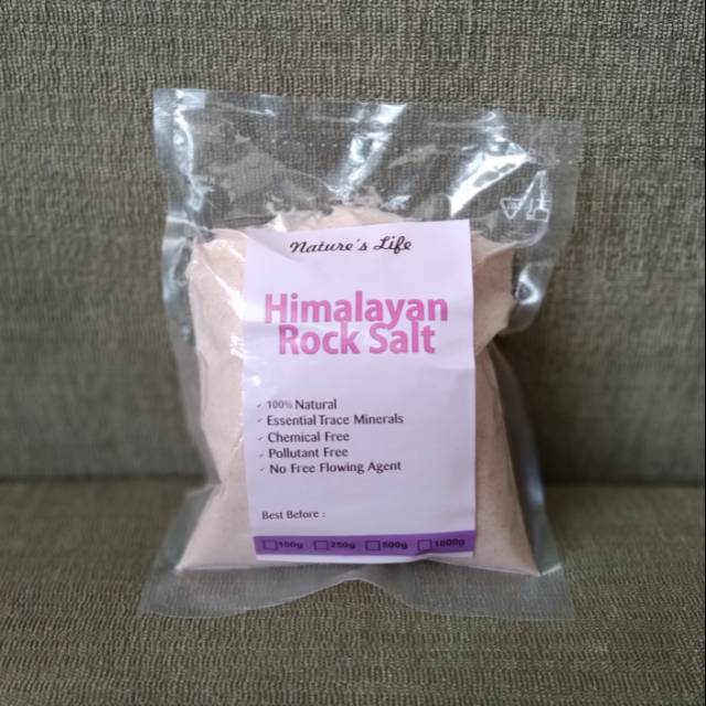 

Himalayan Pink Salt _ garam himalaya 500gr