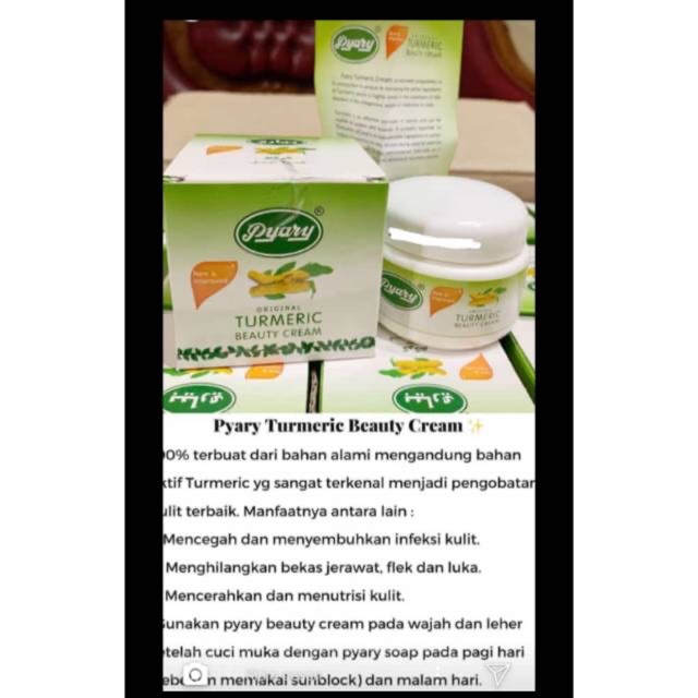 PYARY TURMERIC CREAM / CREAM ARAB PYARY