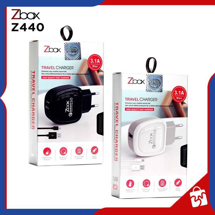 Travel Charger ZBOX Z440 3.1A Qualcomm 3.0