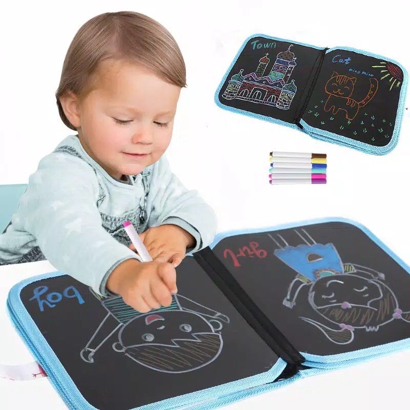 BUKU GAMBAR PORTABLE MAGIC BOOK DOODLE BOOK