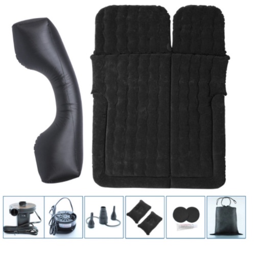 Inflatable K-90 Matras Hitam Jumbo Besar Agin Bed Mobil Kasur Car Berkualitas - Dijual Travel