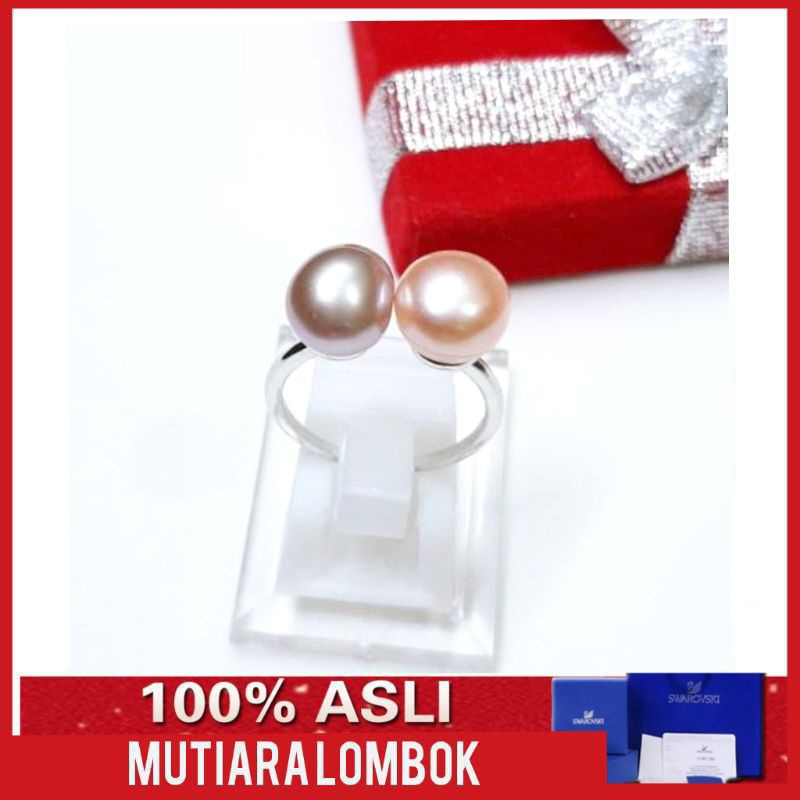 cincin mutiara lombok asli mutiara tawar mutiara lombok jewellery cincin perhiasan mutiara lombok