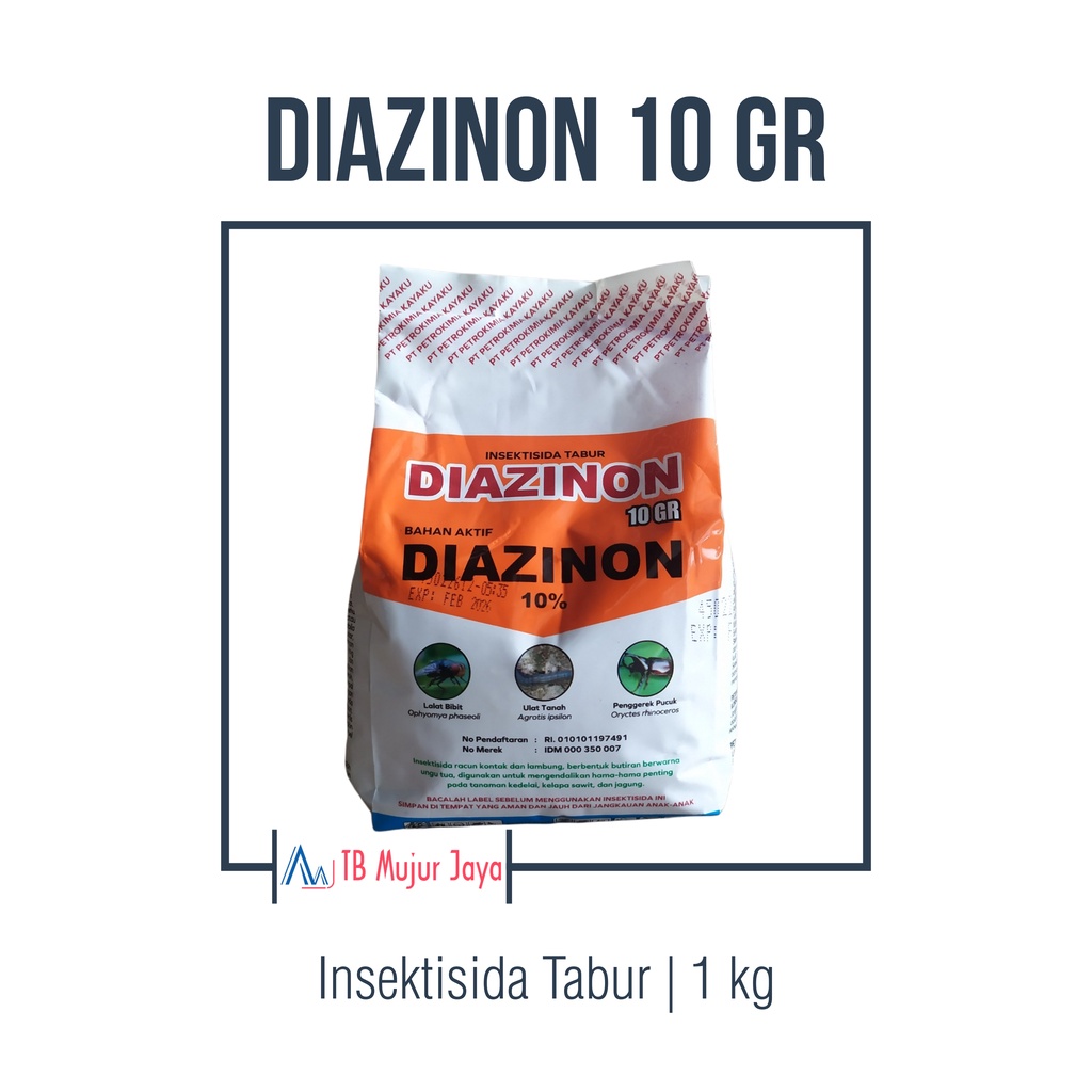 Jual Diazinon 10 GR Insektisida Tabur 1 kg Shopee Indonesia