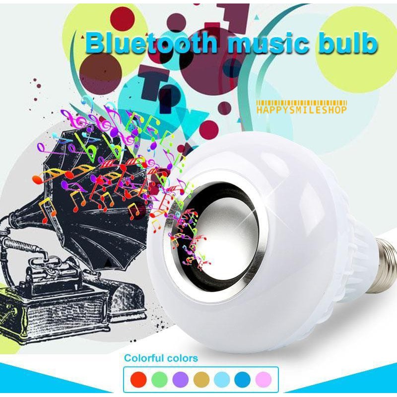 Bohlam Lampu LED Music - Speaker Lampu LED Bohlam 8377