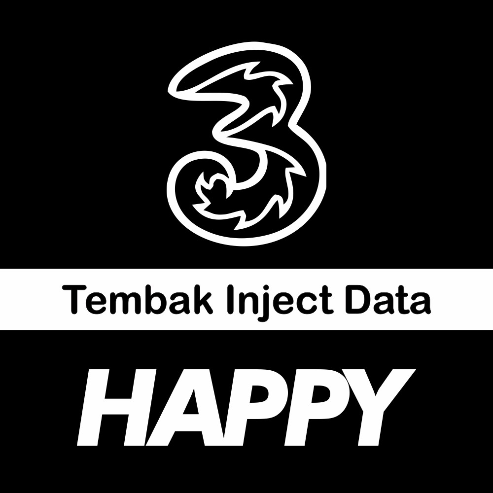 Isi Ulang Tri Kuota Data Happy Nasional (Tembak/Inject)