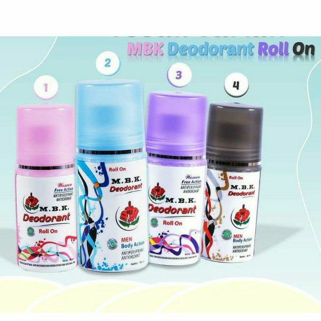 Deodorant MBK free alko hol / anti bau badan