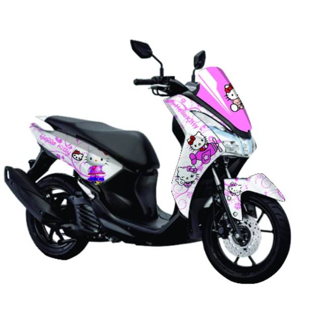 Decl Lexi 125 sticker Lexi sticker variasi hello kitty/pink