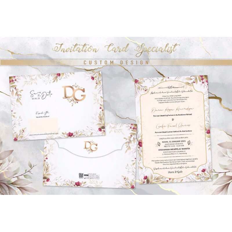 

UNDANGAN HARD COVER SINGLE + AMPLOP SIZE 14 x 20 CM DESIGN CUSTOM