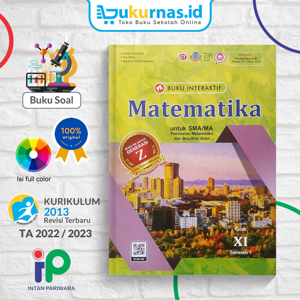 Buku PR Interaktif Matematika Peminatan SMA/MA Kelas 11 Semester 1 - Intan Pariwara