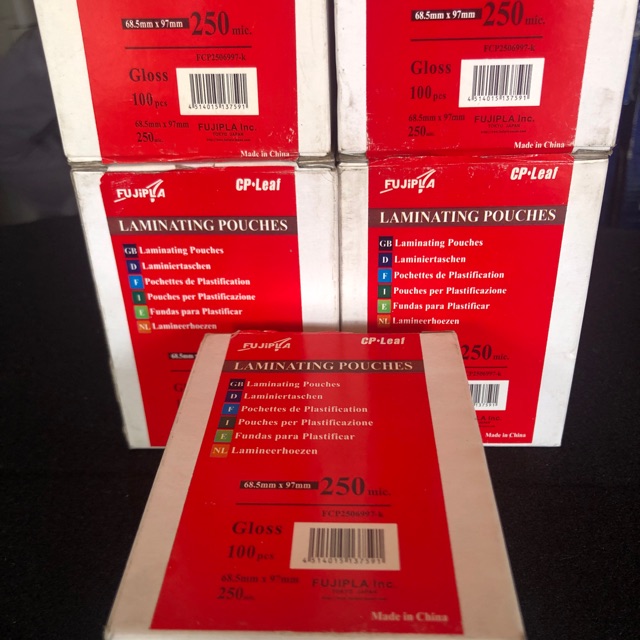 

Plastik laminating KTP fujipla