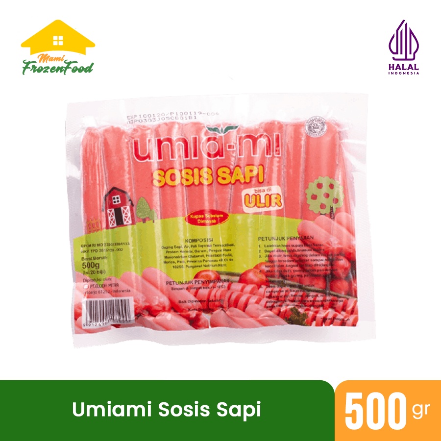 

Umiami Sosis Sapi Ulir (450gr)