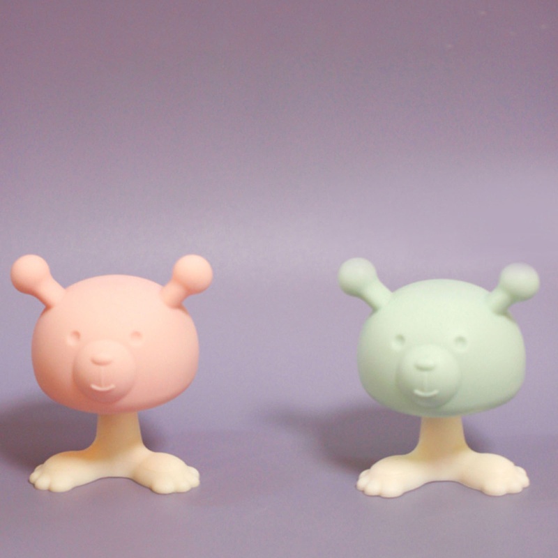 Mary Mainan Teether Bayi Laki-Laki / Perempuan Motif Kartun Bahan Silikon