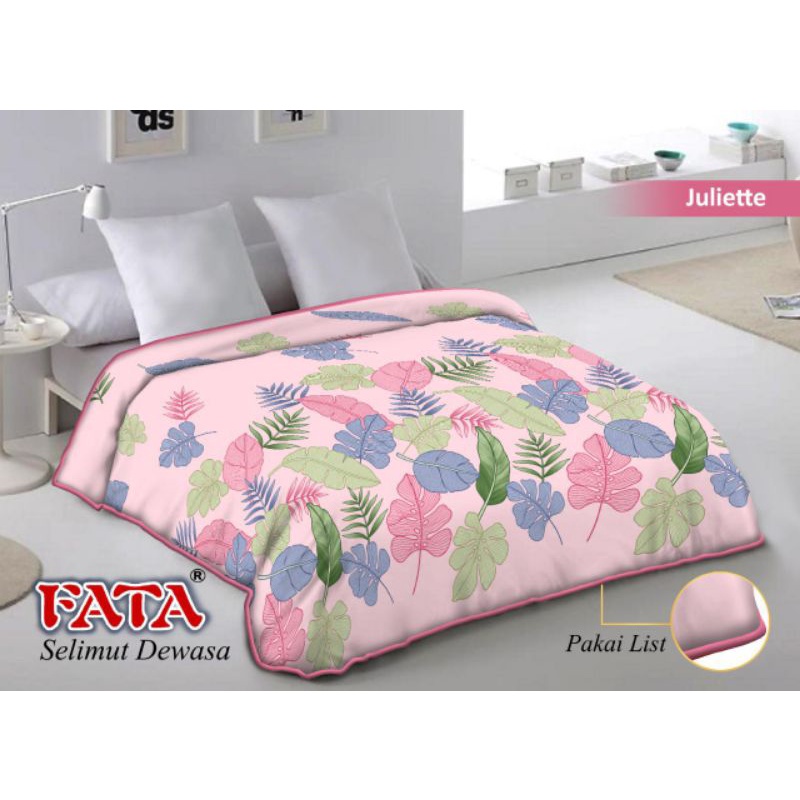 SELIMUT BULU HALUS ( FATA ) SELIMUT DEWASA SIZE JUMBO UKURAN 200X200 CM-Juliette
