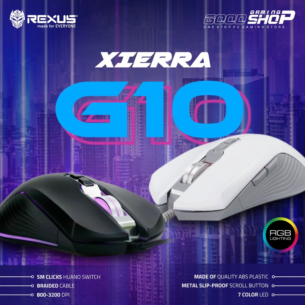 REXUS G10 GAMING MOUSE