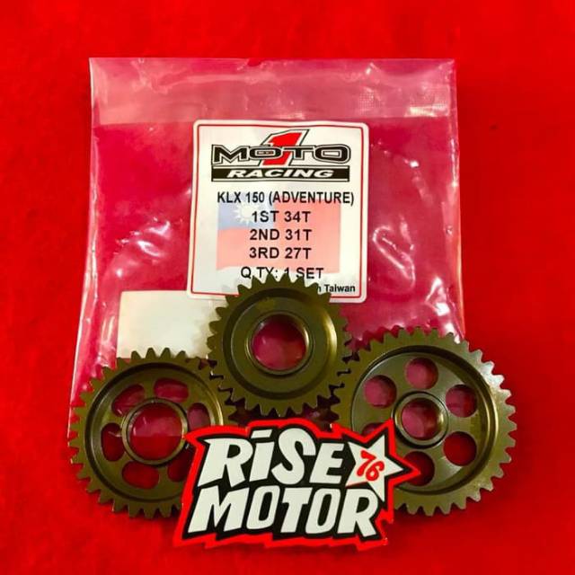 Gear Ratio Moto 1 KLX 150 Adventure