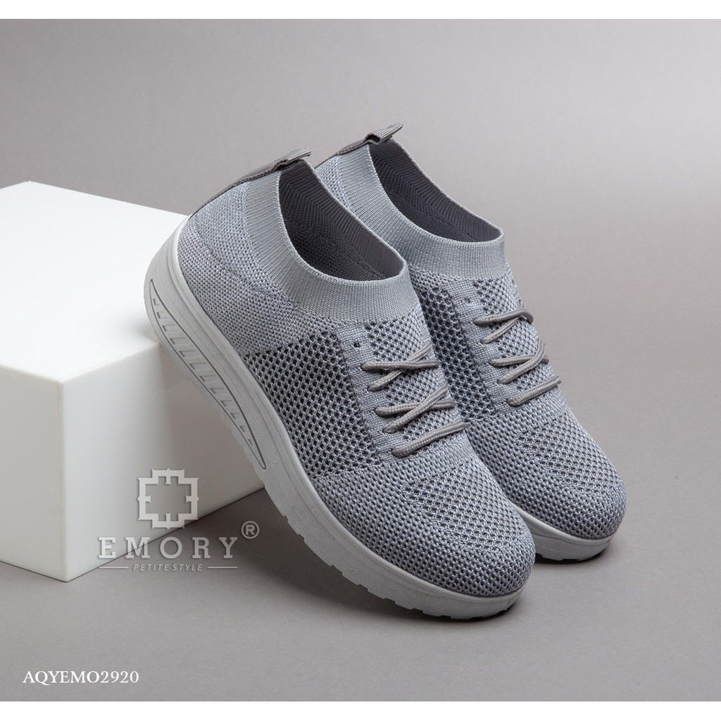 IMPORT Original EMORY AQYEMO-2920BL Sneakers Sepatu Sneaker Murah Wanita Cewek Batam Hitam Grey