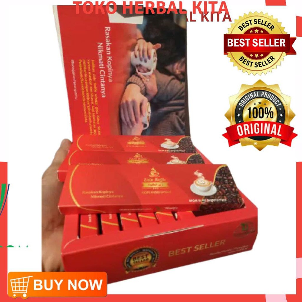 1 sachet Kopi Zain Koffie Coffe Premium untuk jamu obat vitalitas pria wanita dewasa kuat