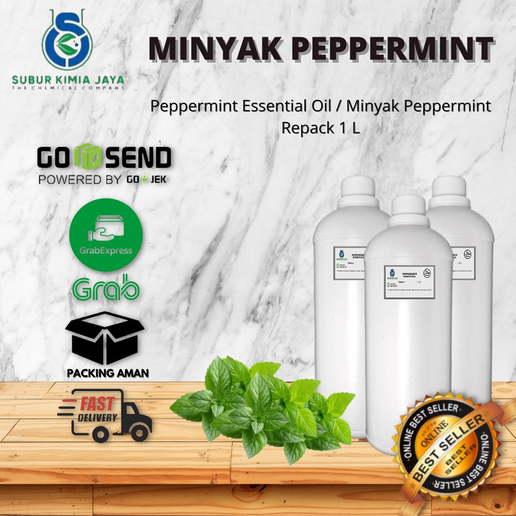

Peppermint Essential Oil ( Minyak Mint ) 1 L Premium