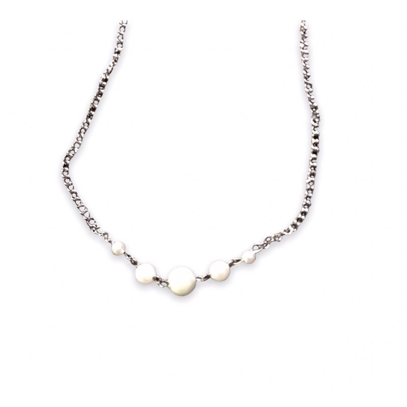 Kalung Rantai Mutiara Wanita Fashion Korea Chain Pearl Necklace