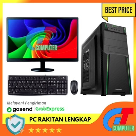 PC Rakitan Core i5 / VGA GT 710 2GB / RAM 8GB / SSD 120  / Monitor 19 Inch