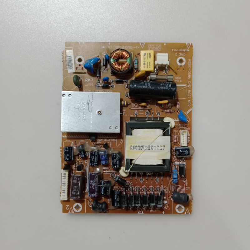 POLYTRON PLD 24D800 regulator psu power supply mesin tv POLYTRON PLD 24D800