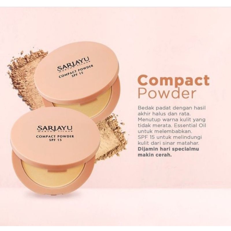 Sariayu Compact Powder SPF 15 - Kemasan Baru