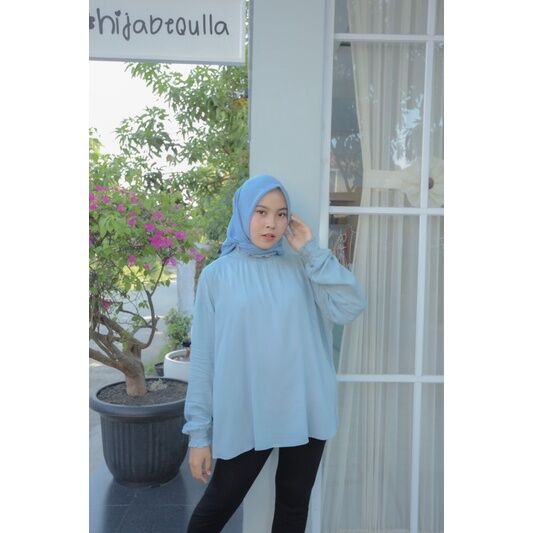 IBS Store Blouse Top Rayon Crinkle //Atasan Crinkle//Blouse Wanita Rempel //Blouse wanita
