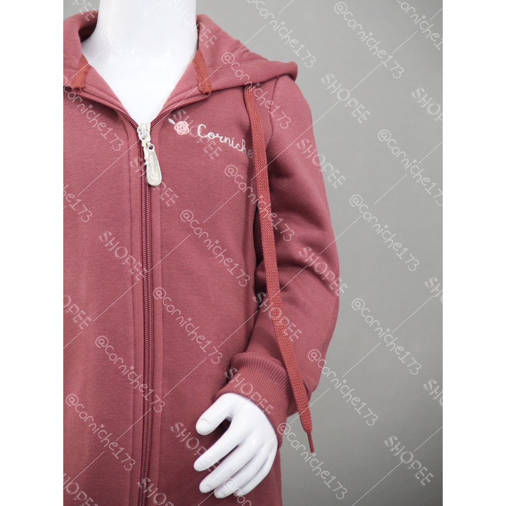 Corniche Kids Fila Long Jacket Kids Maroon - TW K23106