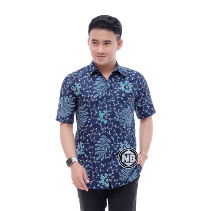 Kemeja batik pria lengan pendek | hem batik kantor | hem batikmodern | kemeja batik solo | batik pekalongan | batik murah