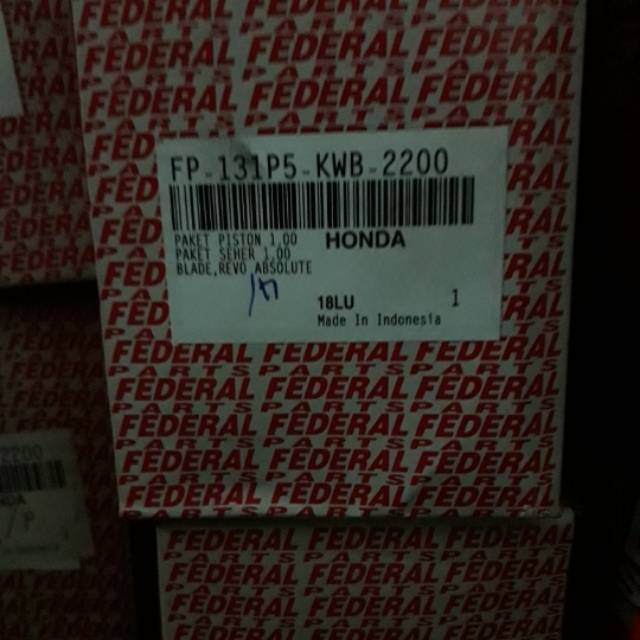 Piston kit revo absolute