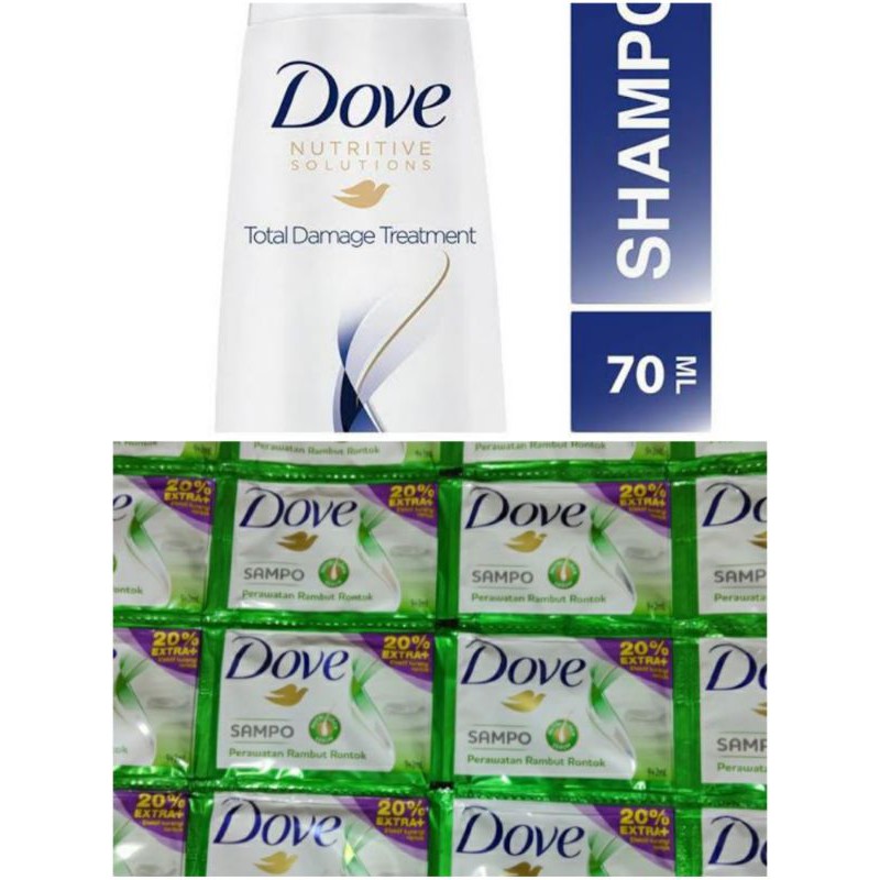 Shampo Dove 1 renteng 12 sachet