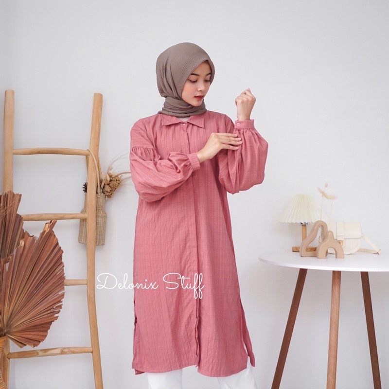 Marsha crinkle tunik