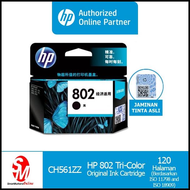 Hp Cartridge 802 Black