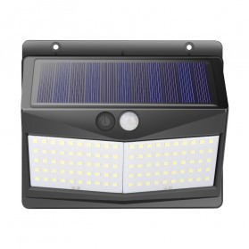 Lampu Solar Panel Sensor Gerak Outdoor Waterproof 108 LED Cool White 1 PCS - SJ025 -