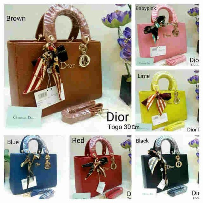 tas murah/ tas import/tas branded/ dior lady togo