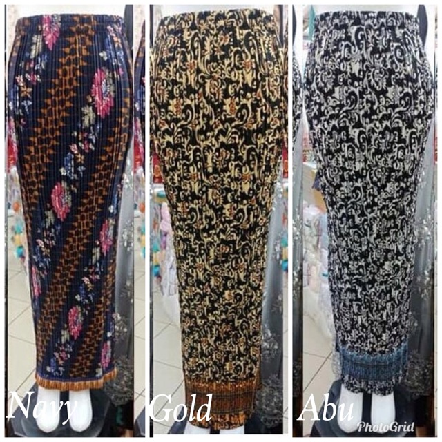 VD ROK batik plisket / Rok Batik kebaya modern / Rok wanita muslimah termurah