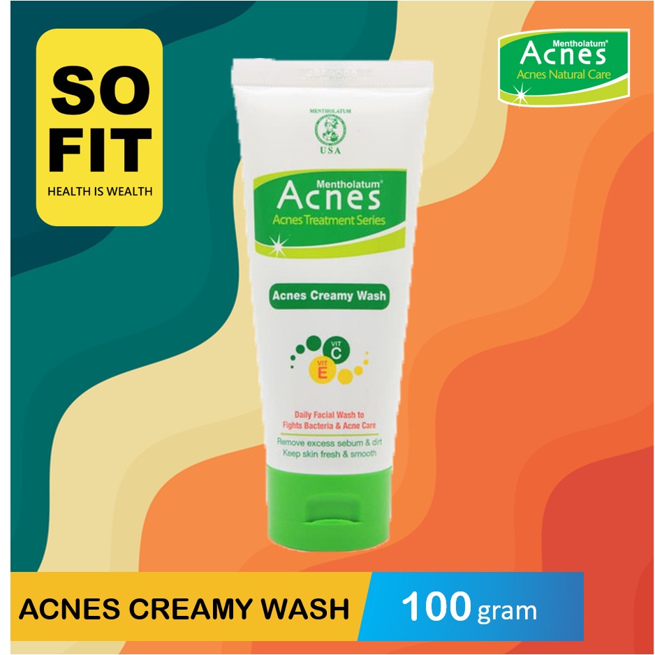 Acnes Creamy Wash 100gr / Acne Facial Wash