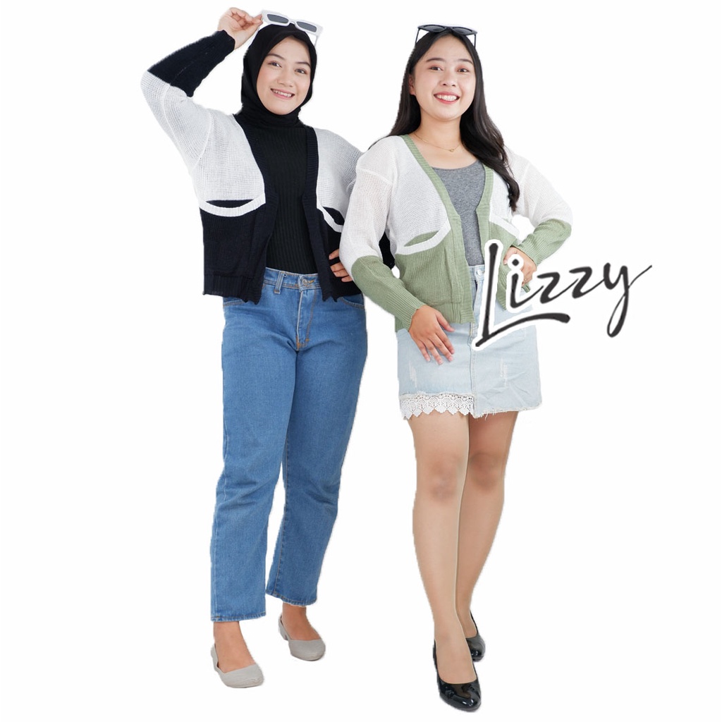 Lizzy - MANDA OUTER CARDI TWO TONE