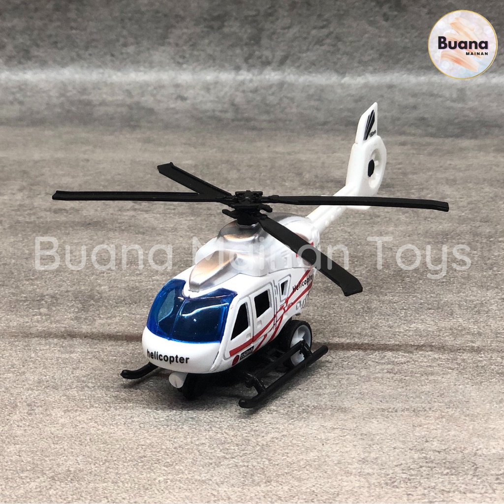 DIECAST MODERN CITY HELICOPTER MAINAN ANAK KENDARAAN HELIKOPTER CITY TRASNPORT DIE-CAST M218